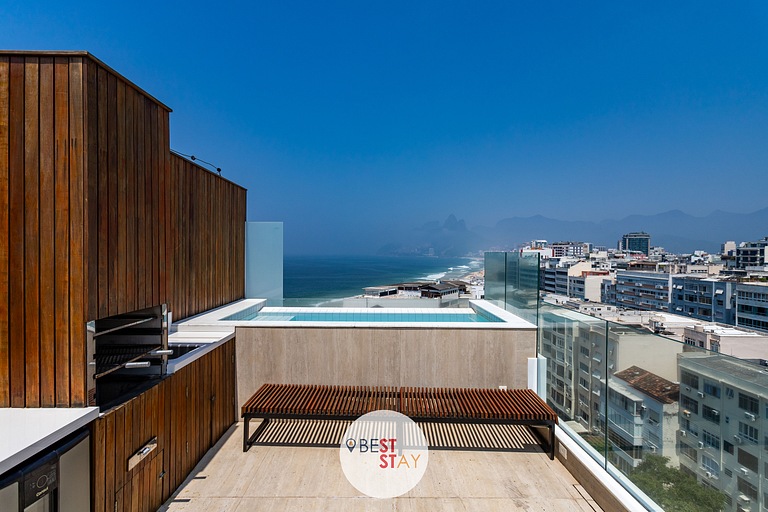 Fantástica Cobertura com Vista Pôr do Sol Ipanema