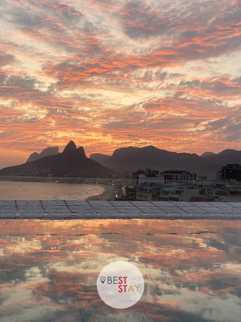 Fantástica Cobertura com Vista Pôr do Sol Ipanema