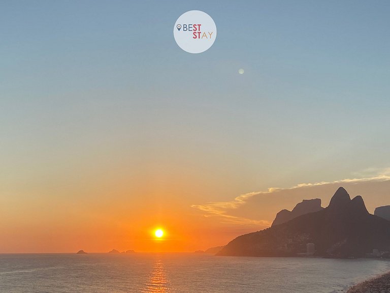Fantástica Cobertura com Vista Pôr do Sol Ipanema