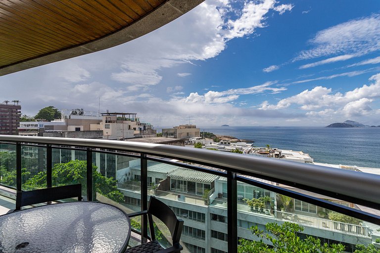 Apt com Vista Fantástica de Ipanema e Arpoador