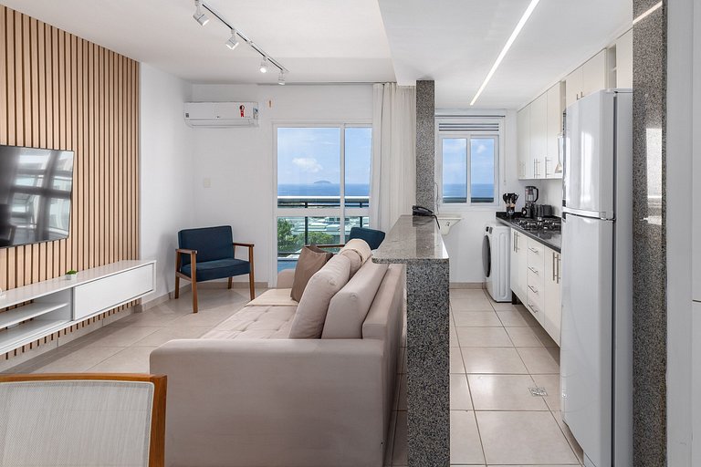 Apt com Vista Fantástica de Ipanema e Arpoador