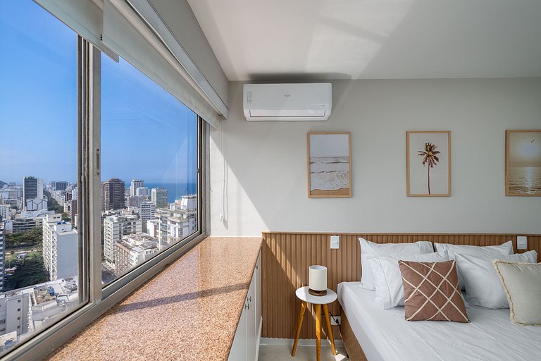 Flat com Vista Incrível no Coração do Leblon