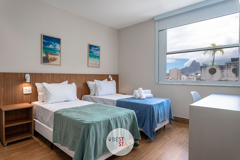 Espaçoso Apartamento em Ipanema, Recém Reformado