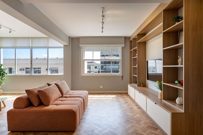 Lindo Apartamento de 3 Quartos Perto do Arpoador