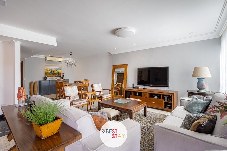 Espaçosa Cobertura no Jardim Oceânico Perto Praia