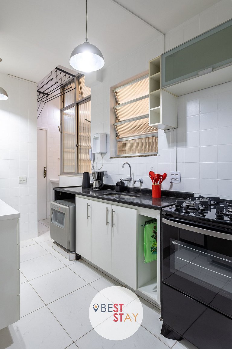 Apartamento a 1 Quadra da Praia de Copacabana