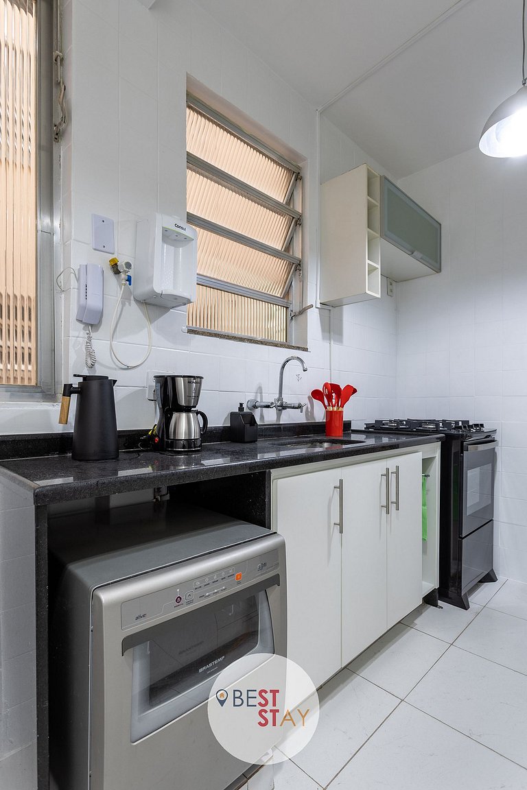 Apartamento a 1 Quadra da Praia de Copacabana