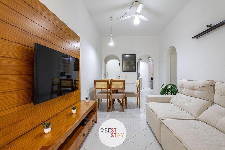 Apartamento a 1 Quadra da Praia de Copacabana