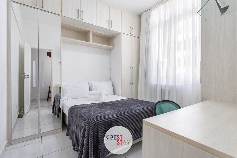 Apartamento a 1 Quadra da Praia de Copacabana