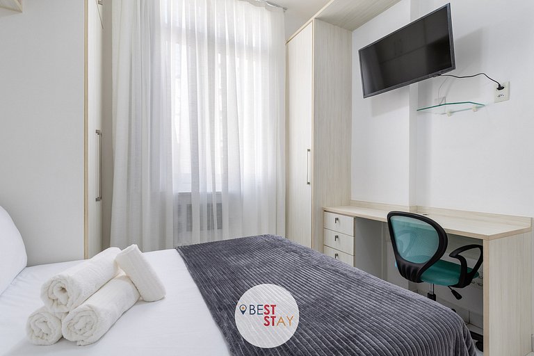 Apartamento a 1 Quadra da Praia de Copacabana
