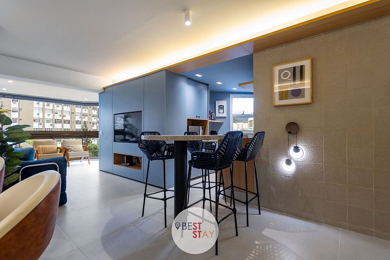 Lindo apartamento no melhor ponto do Leblon