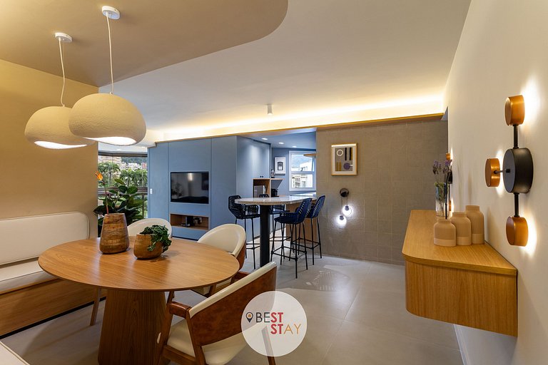 Lindo apartamento no melhor ponto do Leblon