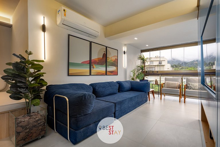 Lindo apartamento no melhor ponto do Leblon