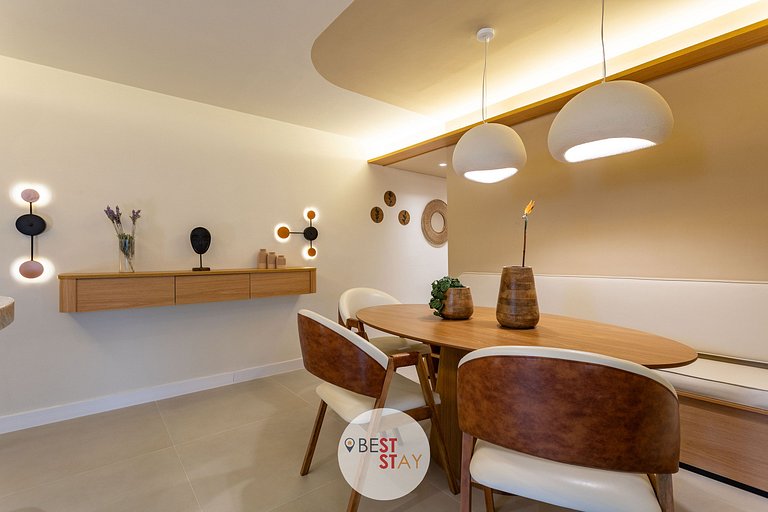Lindo apartamento no melhor ponto do Leblon