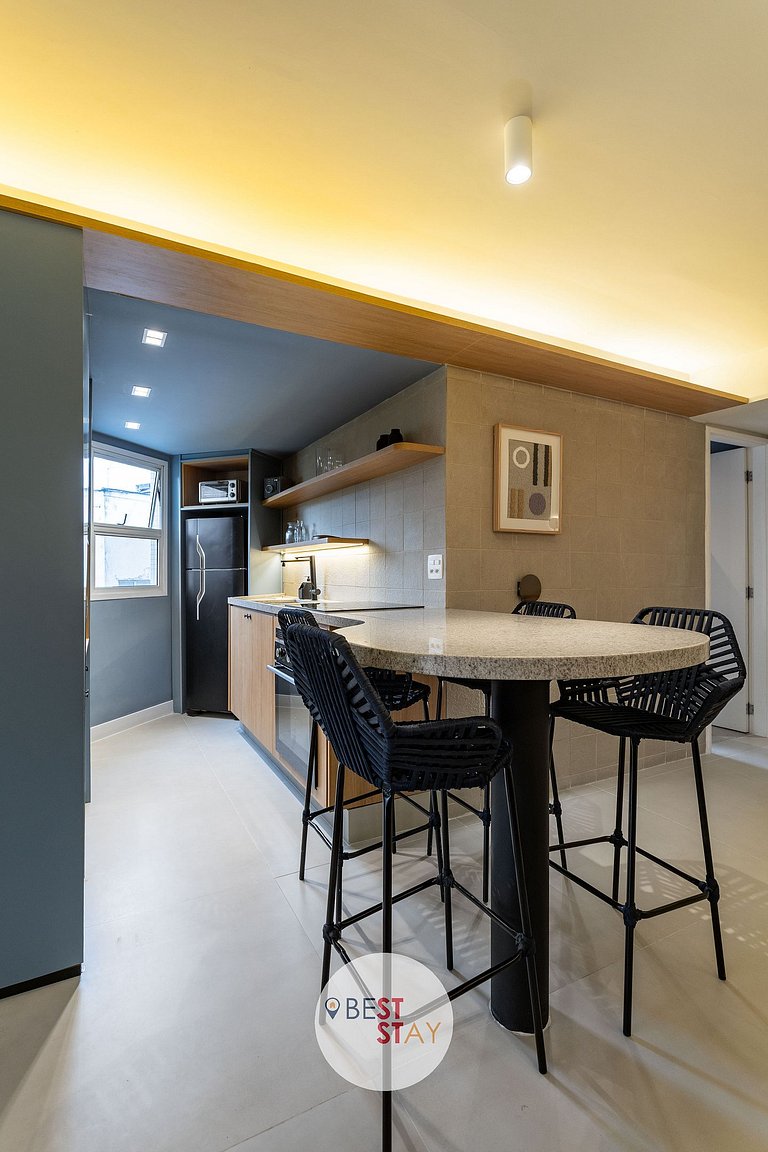 Lindo apartamento no melhor ponto do Leblon