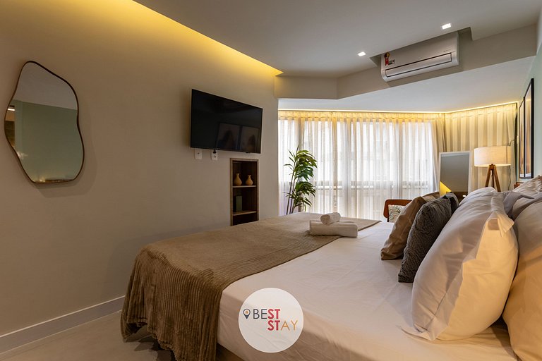 Lindo apartamento no melhor ponto do Leblon
