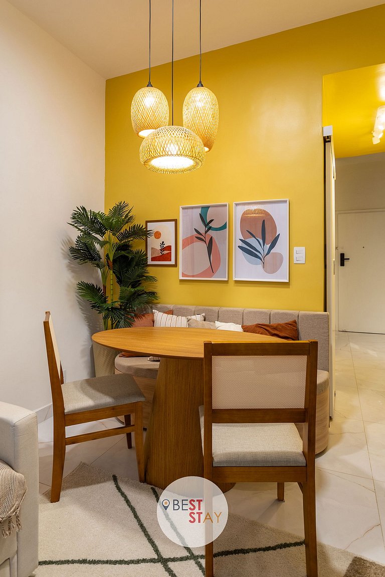 Estiloso Loft a 2 Quadras da Praia de Copacabana