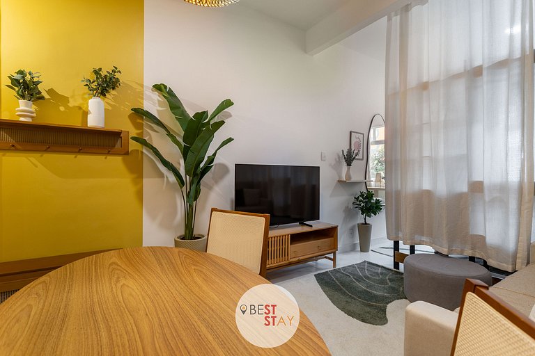 Estiloso Loft a 2 Quadras da Praia de Copacabana
