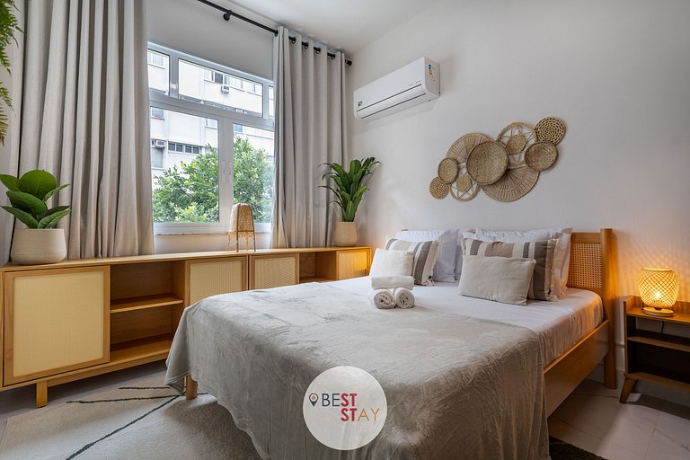 Estiloso Loft a 2 Quadras da Praia de Copacabana