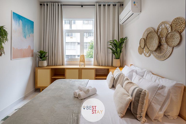 Estiloso Loft a 2 Quadras da Praia de Copacabana